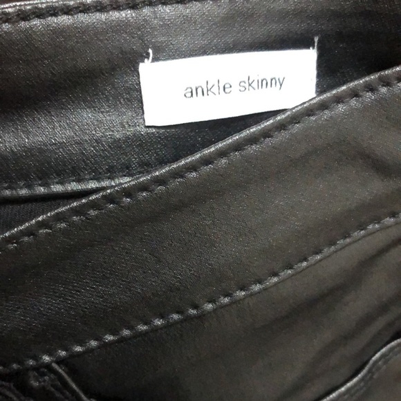 Social Standard by sanctuary mid rise ankle skinny pants coated finish - Picture 13 of 14